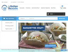 Tablet Screenshot of laboutiquedujetable.fr